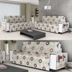 Protetor para Sofá Jacquard Fiori 2 e 3 lugares